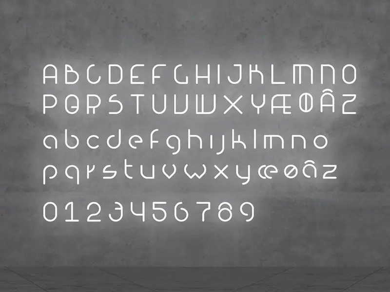 big2 Alphabet of light